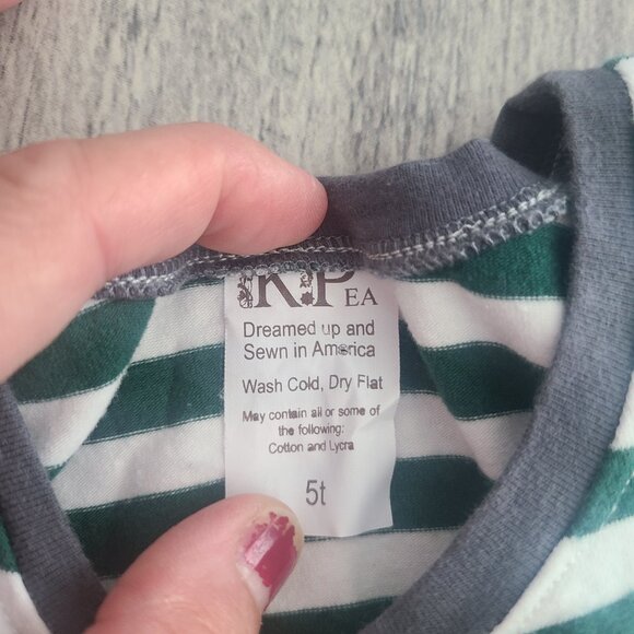 KPea toddler girl Patchwork Christmas Holiday Dress Size 5T - Picture 10 of 11